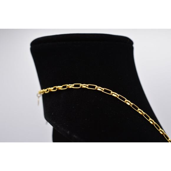 Janna Conner Pendant Necklace Crystal Geode Rhinestone Gold Sparkling 9J - Picture 6 of 12